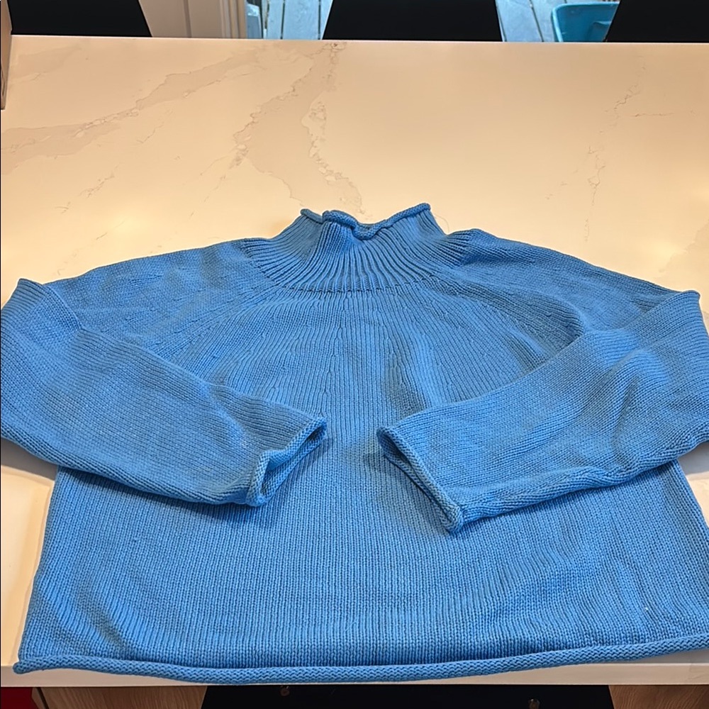 Blue Rollneck Sweater